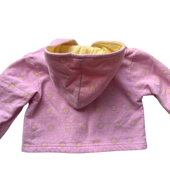 Disney Y2K Infant Pink Hooded Jacket Piglet Embroidered Cozy 12M Fleece - Picture 5 of 11